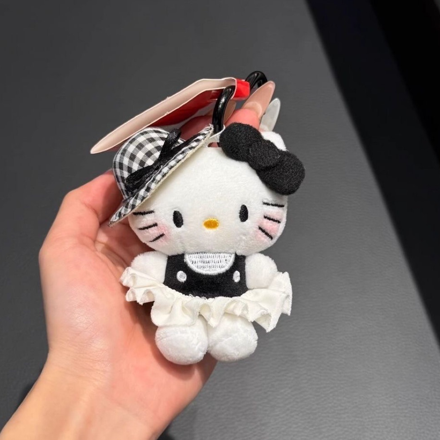 Luxury Bags - Plaid Skirt Cherry Blossom Kitty Pendant