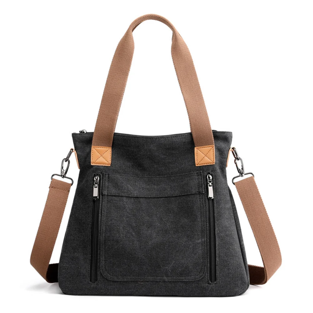 Luxury Bags Vegan - Vegan Canvas Crossbody Tote Bag Women