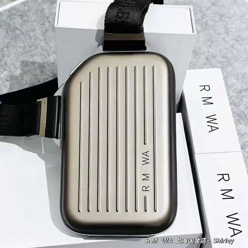 Luxury Bags - Light luxury RMWA titanium gold single-shoulder