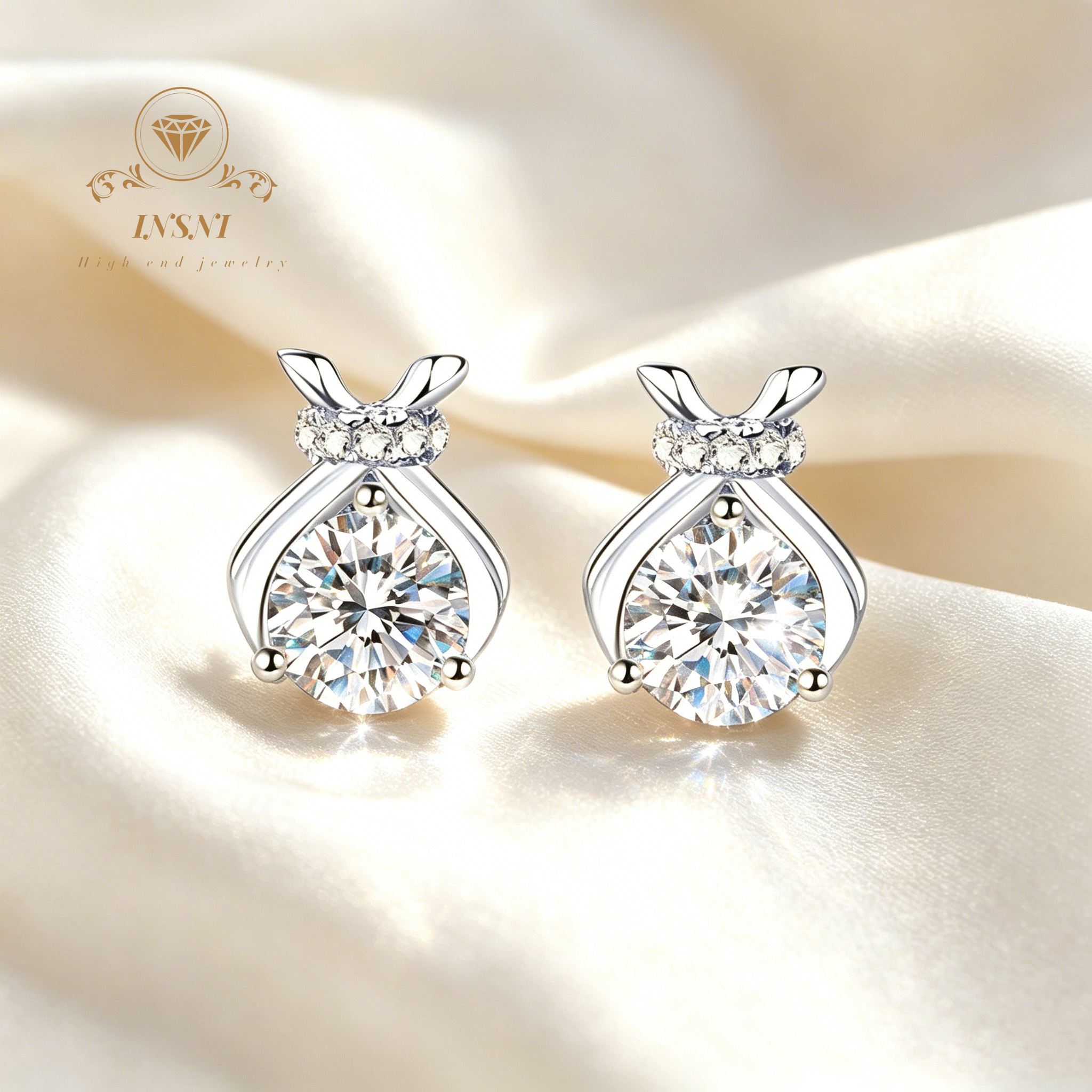 S925 Silver Moissanite Bow Luc - Luxury Bags Affordable 리뷰 및 가격