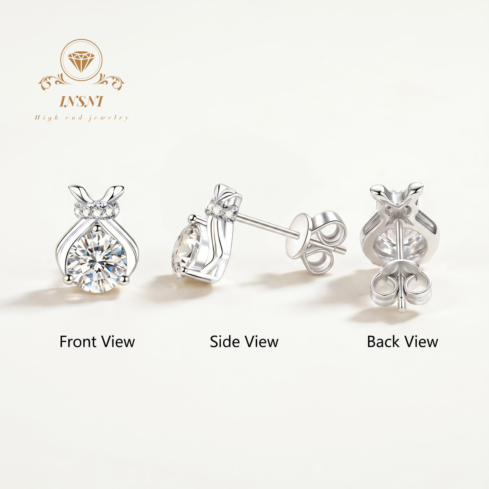 S925 Silver Moissanite Bow Luc - Luxury Bags Affordable 리뷰 및 가격