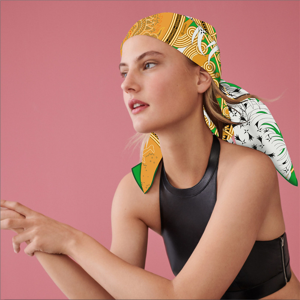 Triangle Silk Scarf Shawls Lux - Luxury Bags And Accessories 리뷰 및 가격