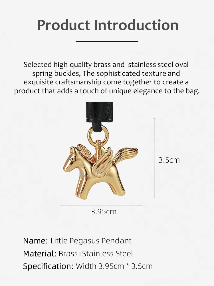 Luxury Brass Pegasus Bag Charm - Luxury Bags Hermes Birkin 리뷰 및 가격