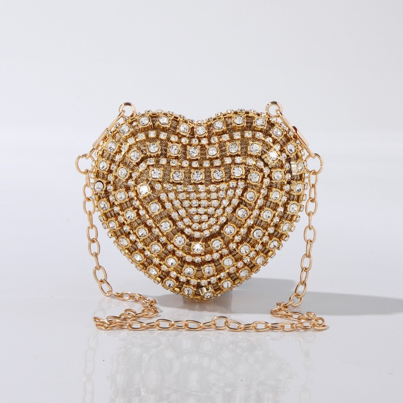 Mini Heart-shaped Diamond Sett - Luxury Bags Women 리뷰 및 가격