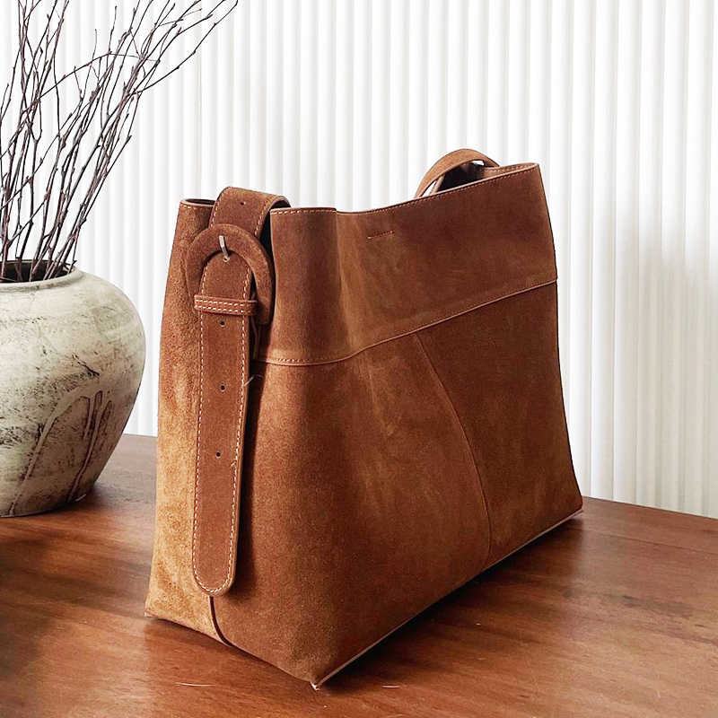 Korean Genuine Leather Tote Ba - Luxury Bags And Accessories 리뷰 및 가격
