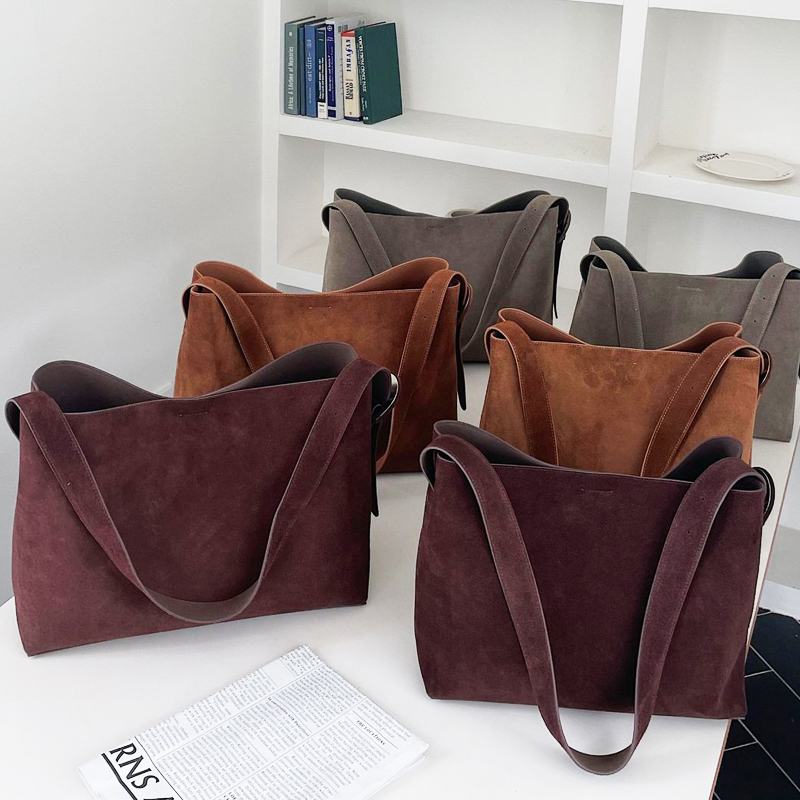 Korean Genuine Leather Tote Ba - Luxury Bags And Accessories 리뷰 및 가격