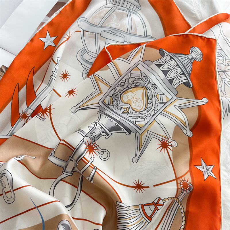 Luxury Brand Scarf Large Silk  - Luxury Bags And Accessories 리뷰 및 가격
