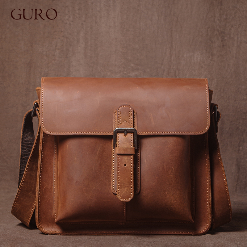 GURO Luxury Brand Genuine Leat - Luxury Bags For Men 리뷰 및 가격