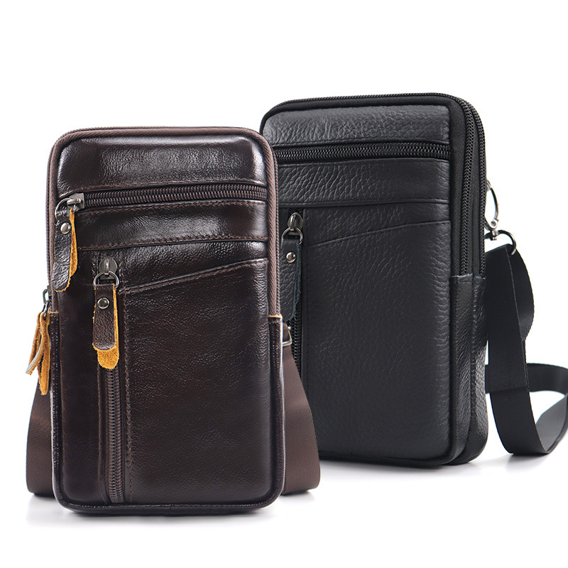 Men Luxury Genuine Leather Pho - Luxury Bags For Men 리뷰 및 가격