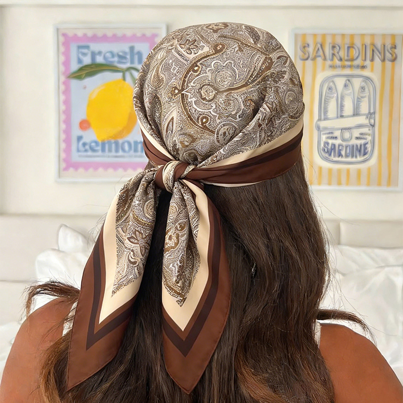 Luxury Women Silk Square Scarf - Luxury Bags Women 리뷰 및 가격