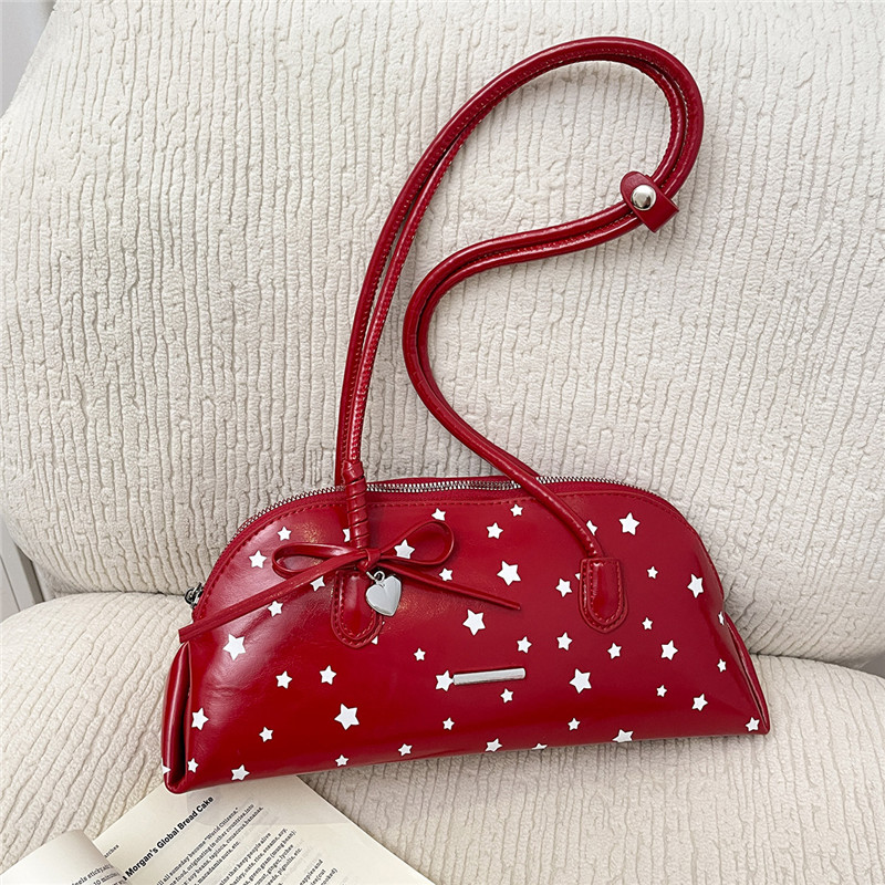 New PU Stars Bow Zipper Sweet  - Luxury Bags Affordable 리뷰 및 가격