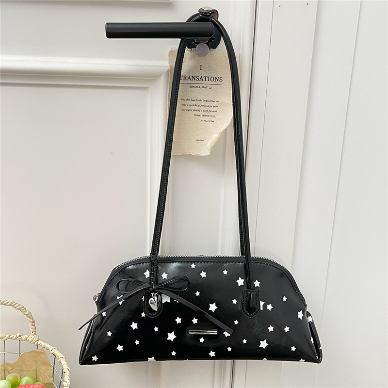 New PU Stars Bow Zipper Sweet  - Luxury Bags Affordable 리뷰 및 가격