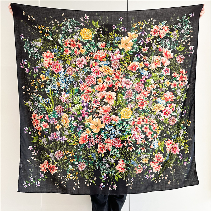 Winter Wool Silk Scarf Luxury  - Luxury Bags And Accessories 리뷰 및 가격