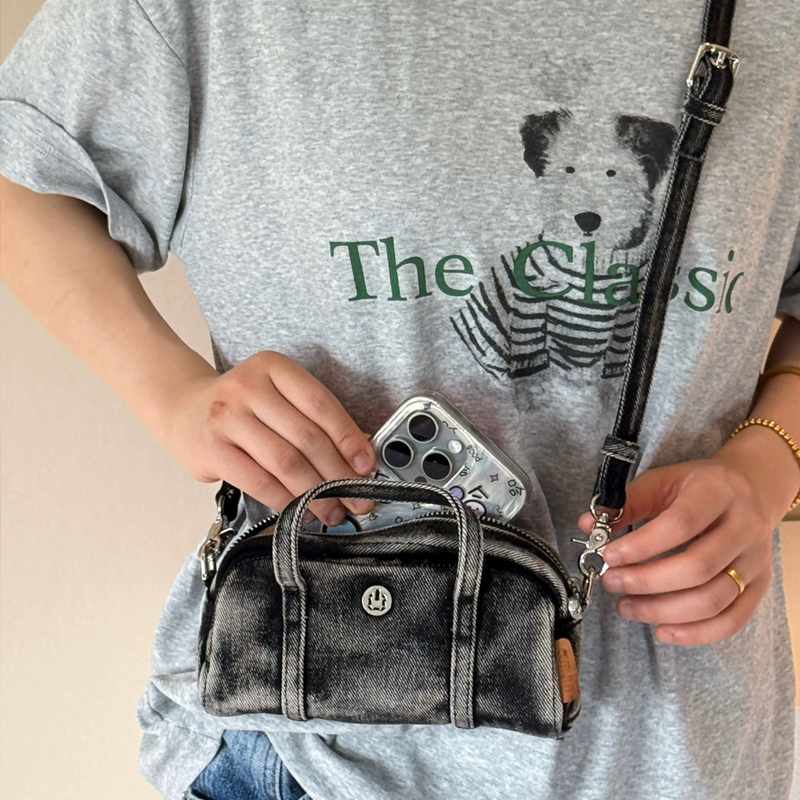 Korean Casual Mini Denim Box B - Luxury Bags Women 리뷰 및 가격