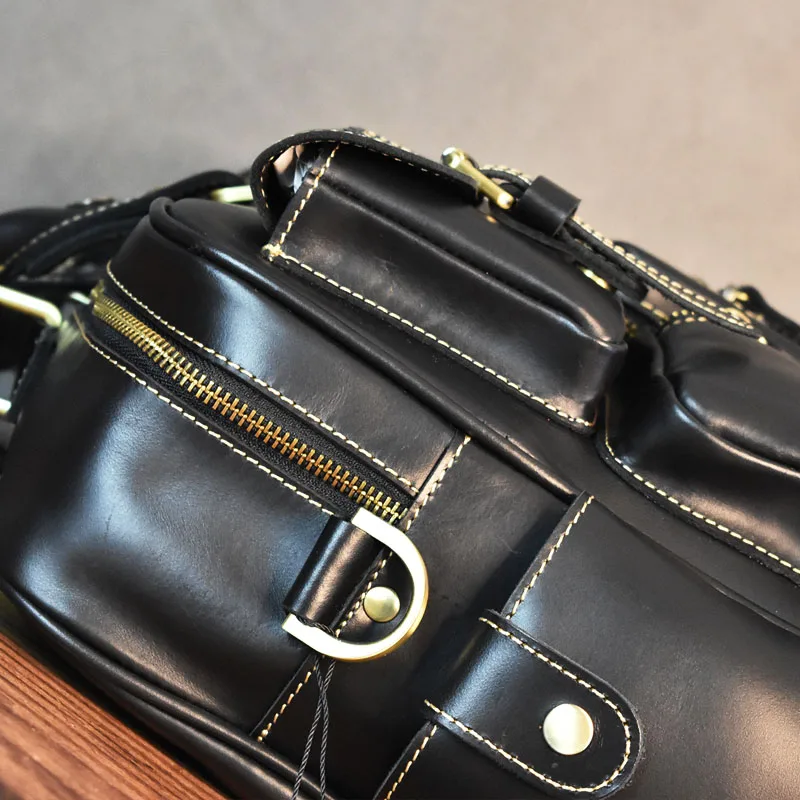Vintage Men's Black Shoulder B - Luxury Bags For Men 리뷰 및 가격