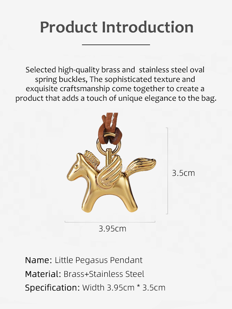 Luxury Brass Pegasus Bag Charm - Luxury Bags Hermes Birkin 리뷰 및 가격