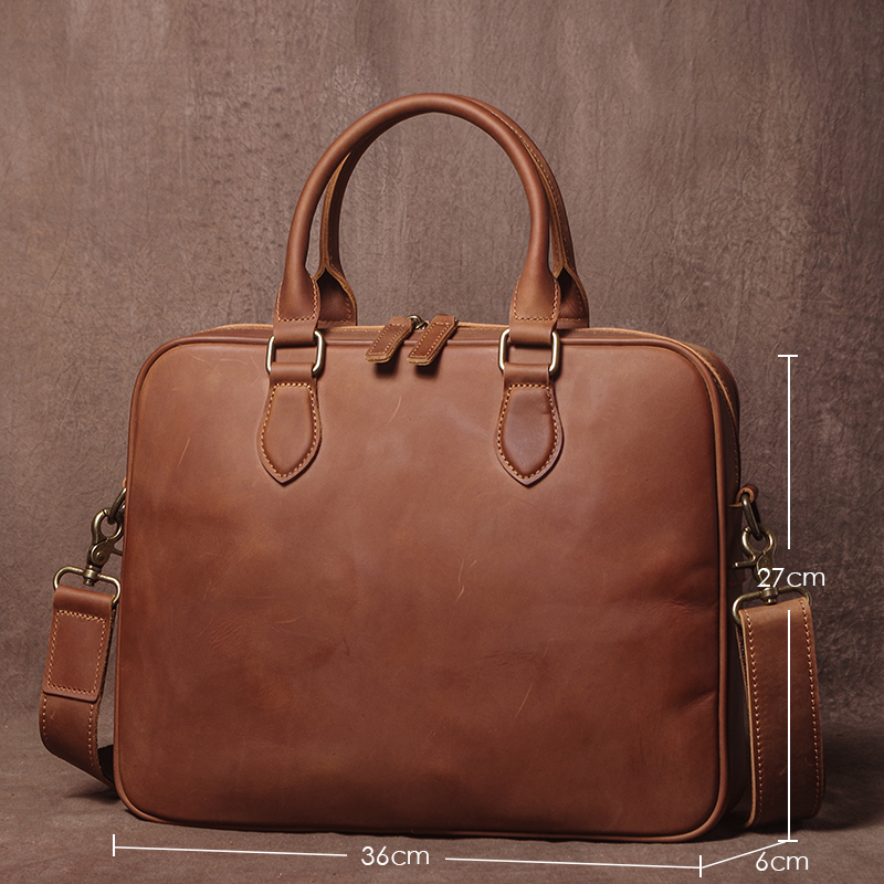 GURO Men Crazy Horse Cowhide B - Luxury Bags For Men 리뷰 및 가격