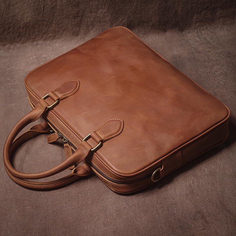 GURO Men Crazy Horse Cowhide B - Luxury Bags For Men 리뷰 및 가격