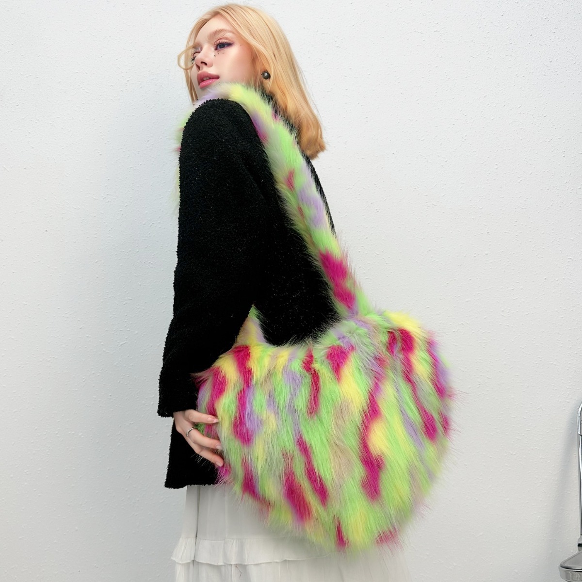 Cross-Border Fox Fur Shoulder  - Luxury Bags Vegan 리뷰 및 가격