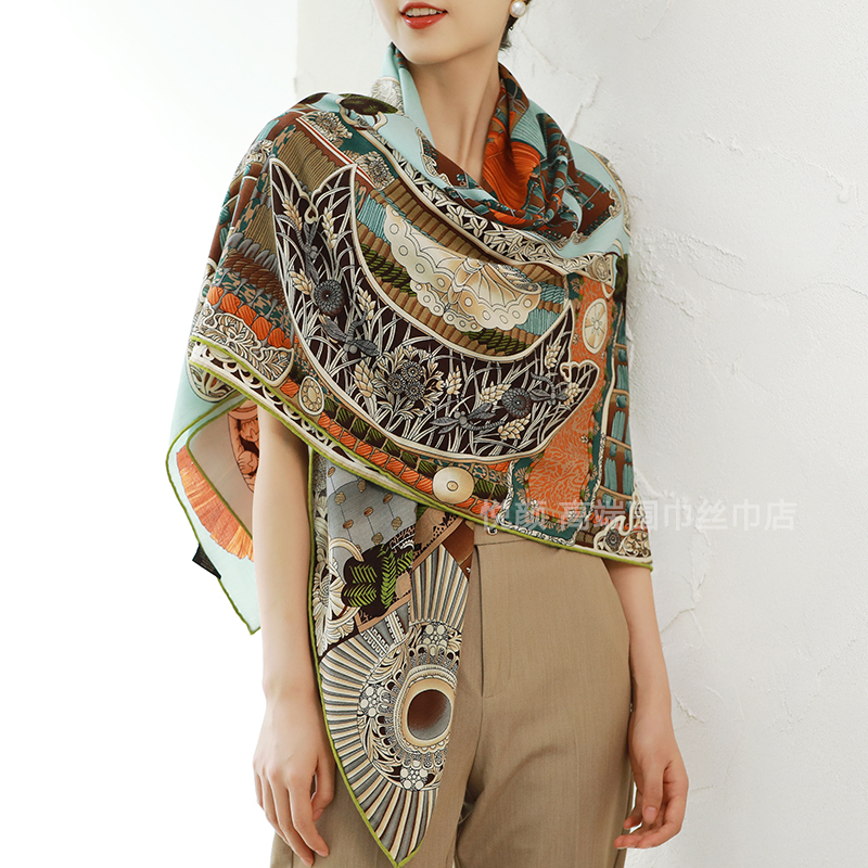 Luxury Designer Silk Wool Scar - Luxury Bags And Accessories 리뷰 및 가격